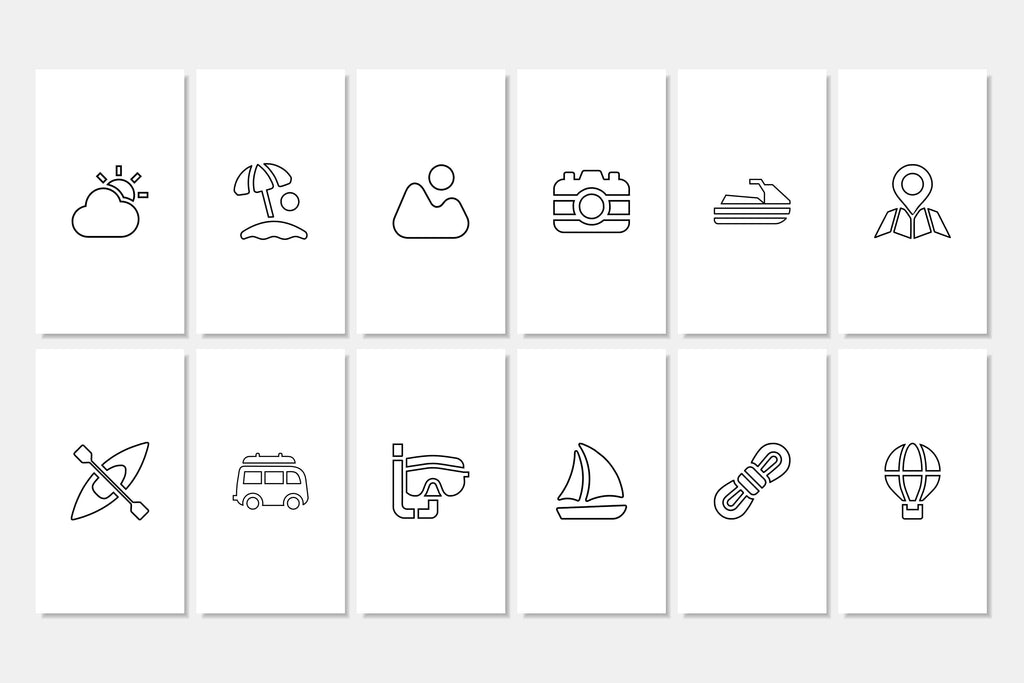 Travel Canva Social Media Template - White #3