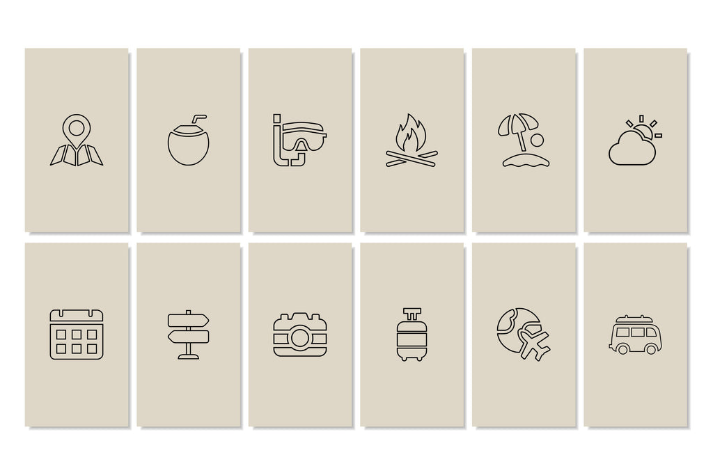 Travel Canva Social Media Template - Beige #1