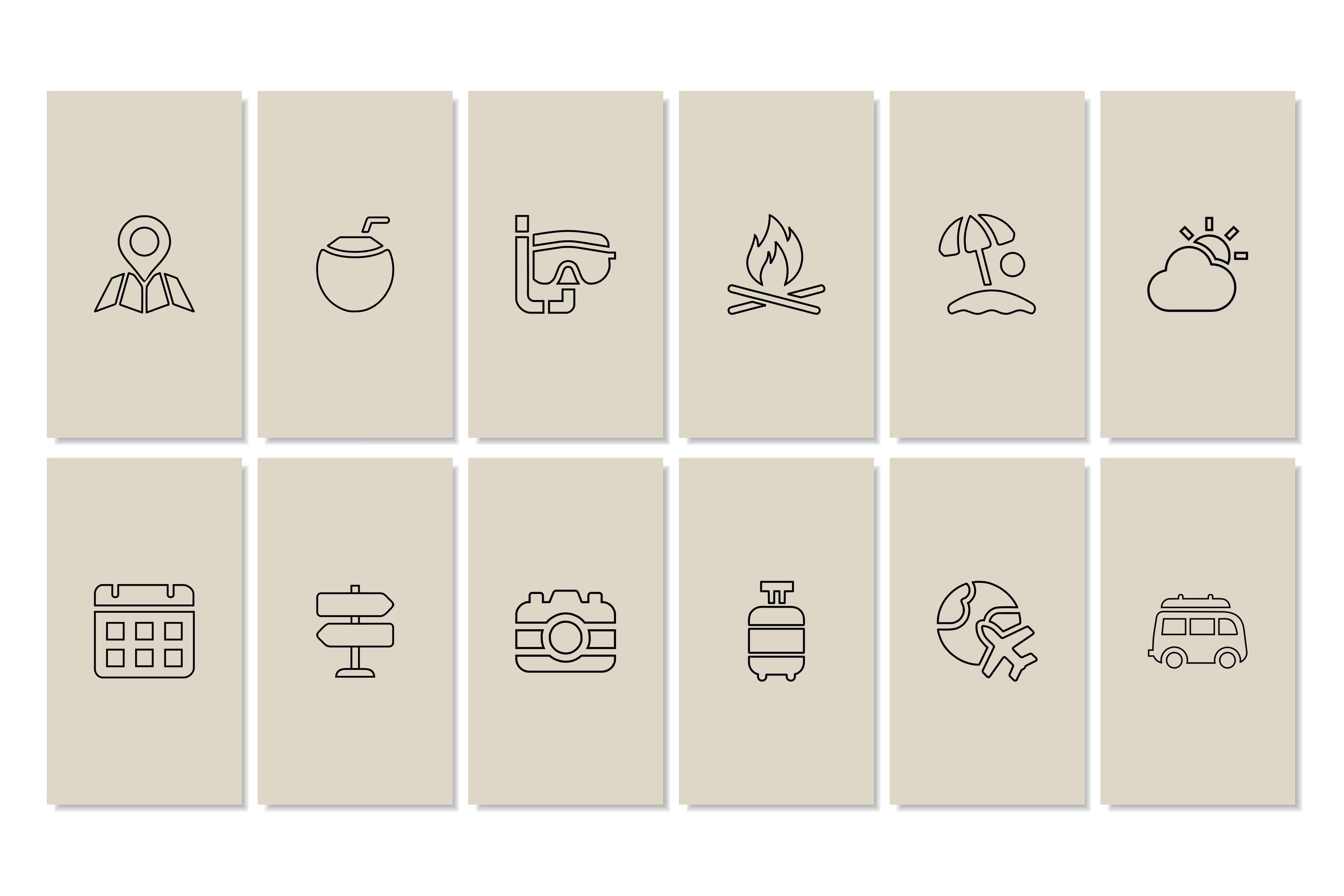 Travel Canva Social Media Template - Beige #1