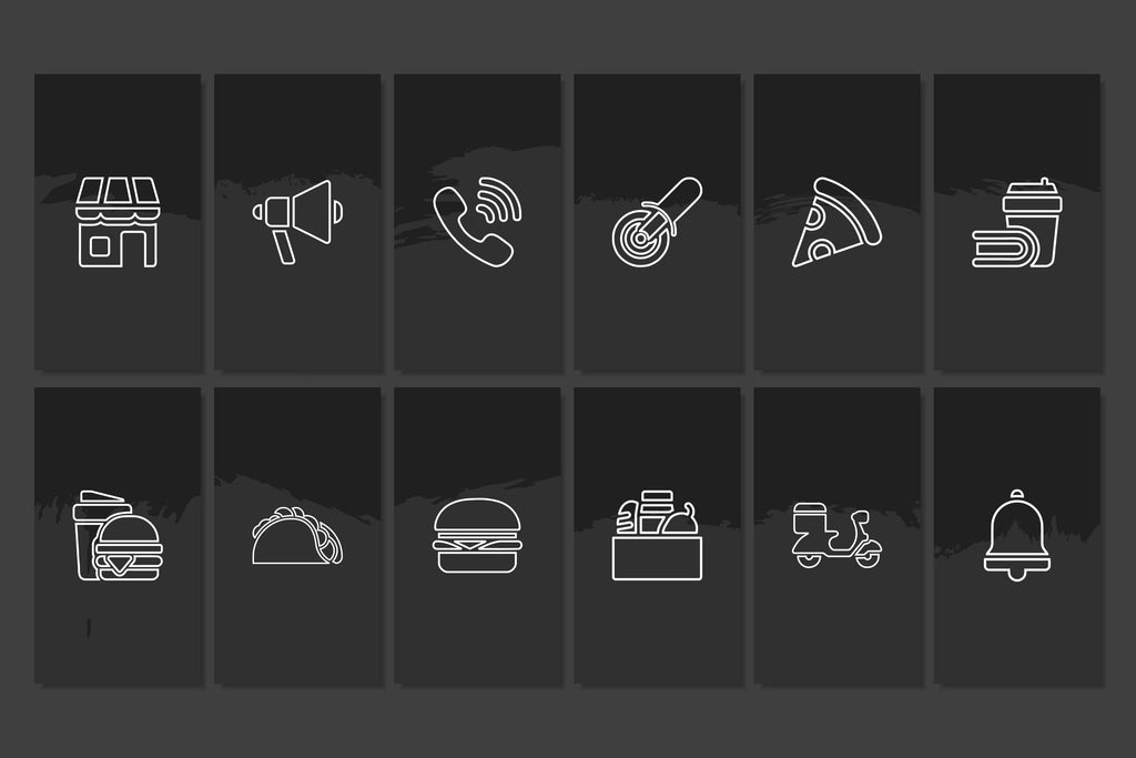 Restaurant Canva Social Media Template - Black #3