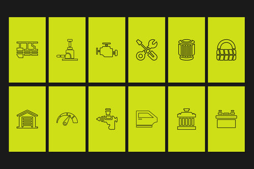 Automotive Canva Social Media Template - Green #2