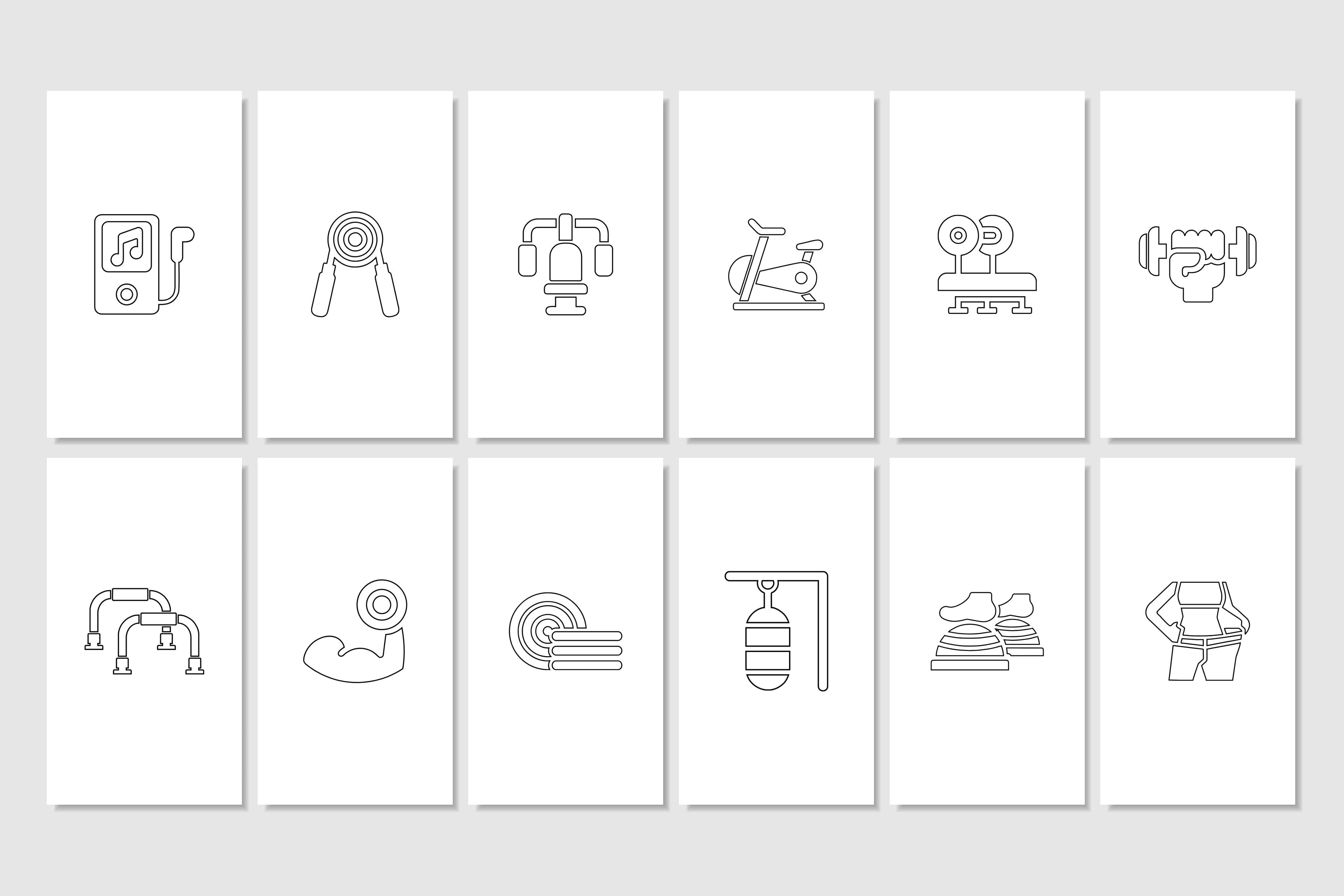 Fitness Canva Social Media Template - White #2