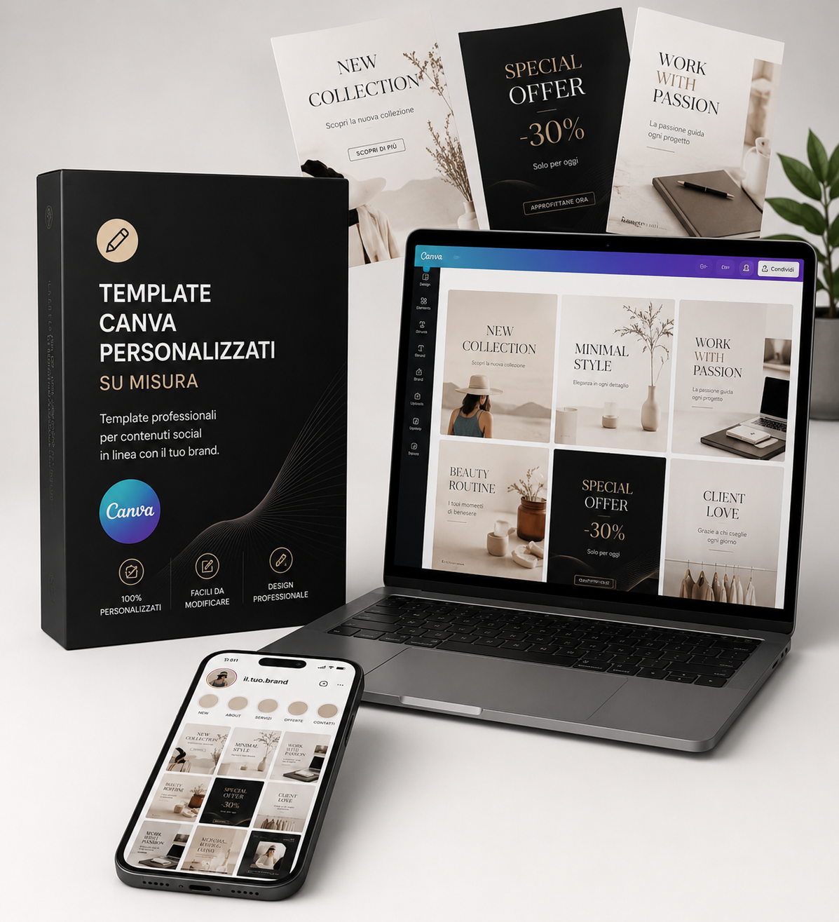 Social Media Template Personalizzato