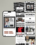 Fashion Canva Social Media Template - White #1