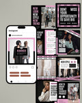 Fashion Canva Social Media Template - Pink #2