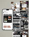 Fitness Canva Social Media Template - White #2