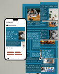 Medical Canva Social Media Template - Blue #2