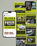 Automotive Canva Social Media Template - Green #2