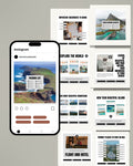 Travel Canva Social Media Template - White #3