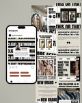 Fashion Canva Social Media Template - Cream #3