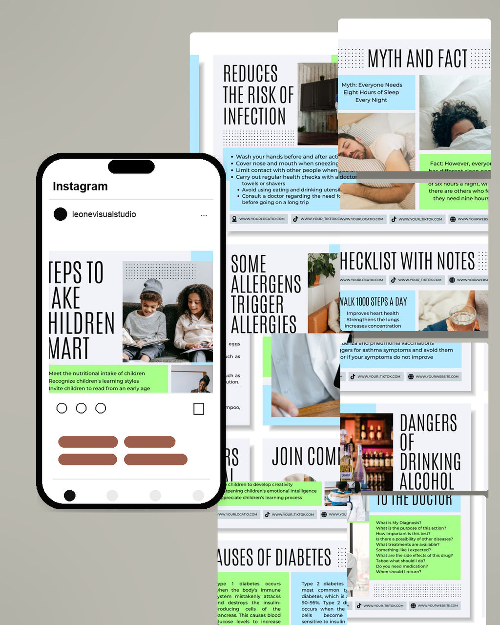 Medical Canva Social Media Template - #5