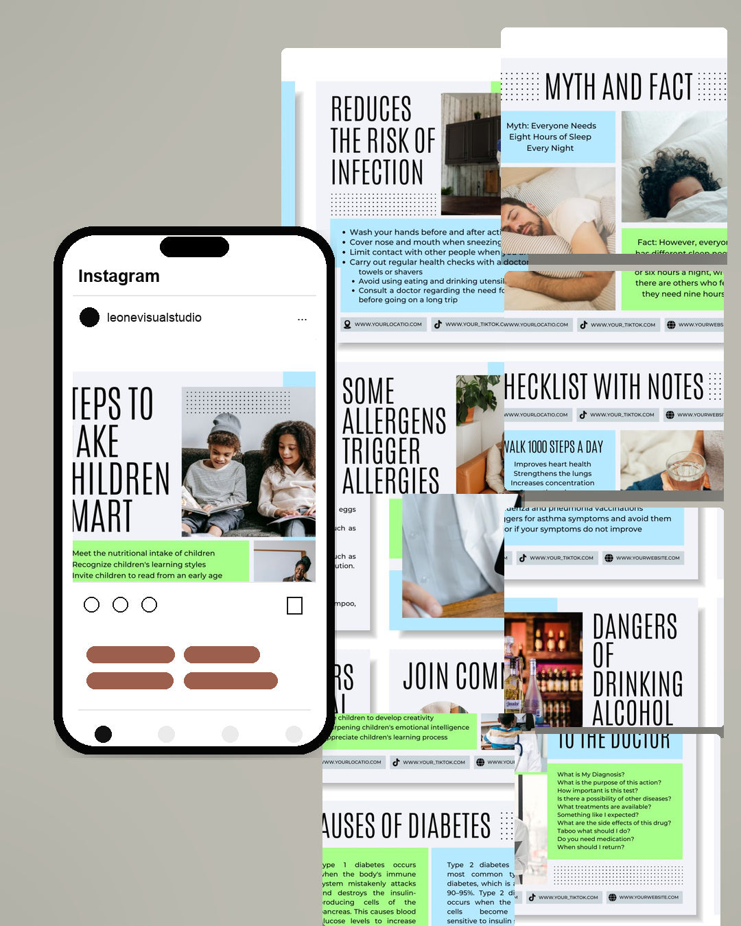 Medical Canva Social Media Template - #5